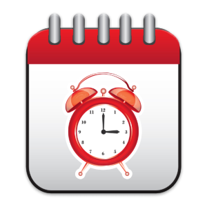 Agenda met wekker